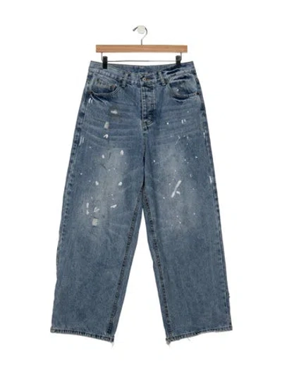 Pre-owned Acne Studios Straight-leg Jeans In Blue