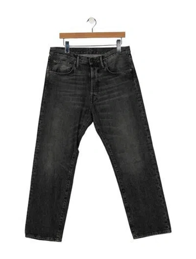 Pre-owned Acne Studios Straight-leg Jeans In Gray