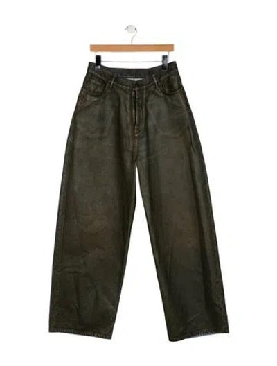 Pre-owned Acne Studios Straight-leg Jeans In Gray