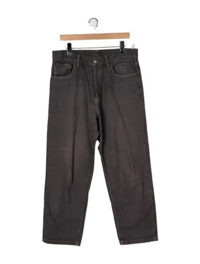 Pre-owned Acne Studios Straight-leg Jeans In Gray