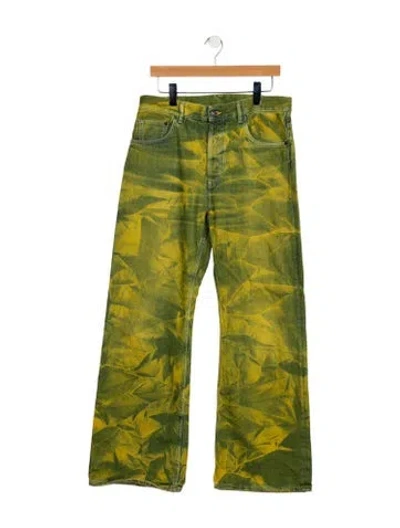 Pre-owned Acne Studios Straight-leg Jeans In Green
