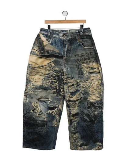 Pre-owned Acne Studios Straight-leg Jeans In Green