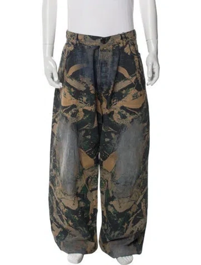 Pre-owned Acne Studios Straight-leg Jeans In Green