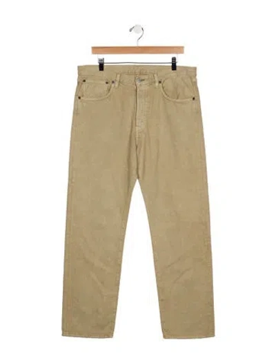 Pre-owned Acne Studios Straight-leg Jeans In Green
