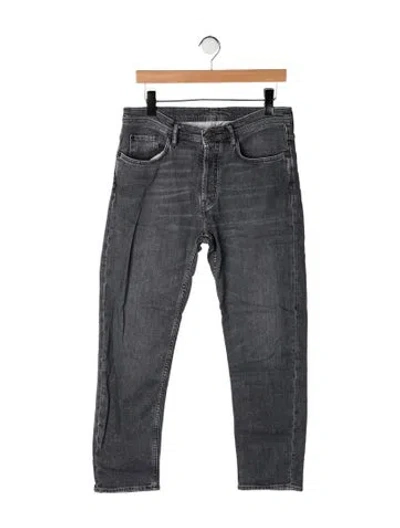 Pre-owned Acne Studios Straight-leg Jeans In Grey