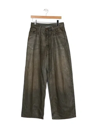 Pre-owned Acne Studios Straight-leg Jeans In Grey