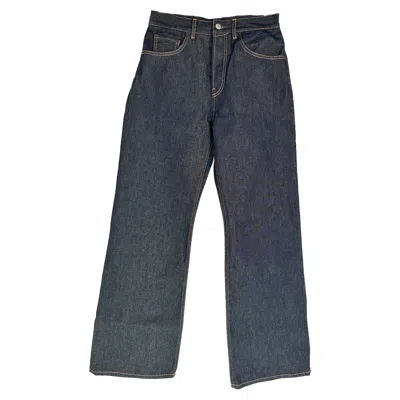 Acne Studios Straight-leg Jeans In Dark Blue Cotton