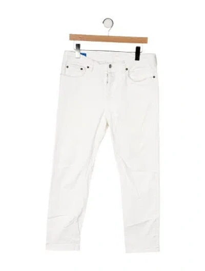 Pre-owned Acne Studios Straight-leg Jeans In Neutral
