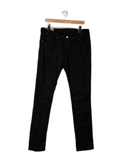 Pre-owned Acne Studios Straight-leg Jeans W/ Tags In Black