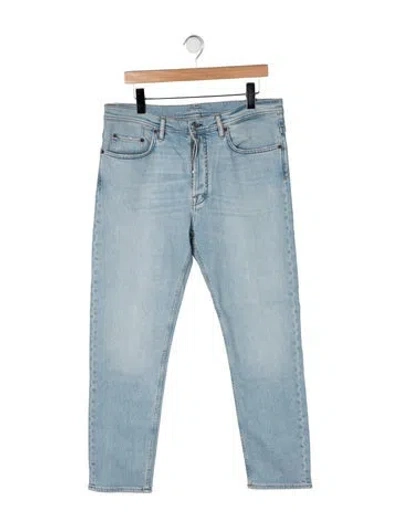 Pre-owned Acne Studios Straight-leg Jeans W/ Tags In Blue