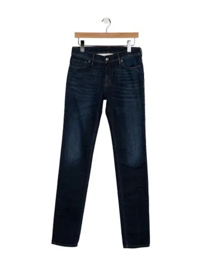 Pre-owned Acne Studios Straight-leg Jeans W/ Tags In Blue