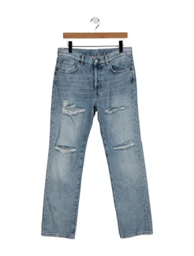 Pre-owned Acne Studios Straight-leg Jeans W/ Tags In Blue