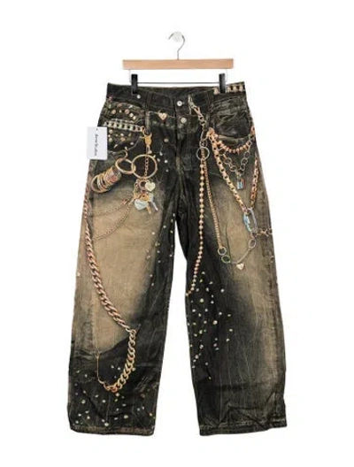 Pre-owned Acne Studios Straight-leg Jeans W/ Tags In Gray