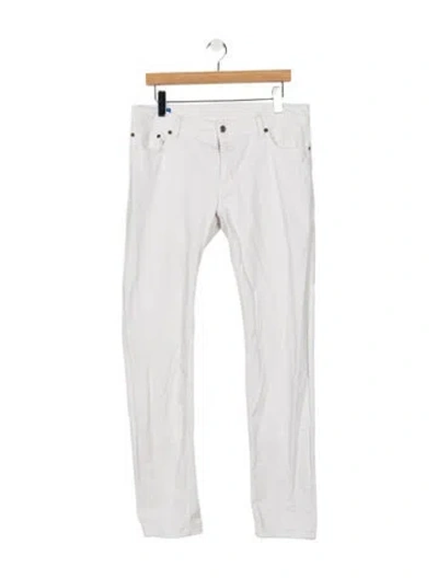 Pre-owned Acne Studios Straight-leg Jeans In White