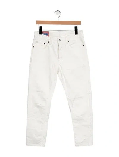 Pre-owned Acne Studios Straight-leg Jeans In White