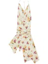 Acne Studios Patterned Dress In Neutrals