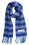 ACNE STUDIOS ACNE STUDIOS STRIPE ALPACA BLEND FRINGE SCARF