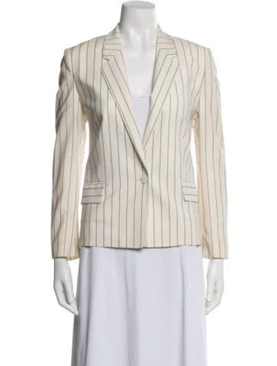 Pre-owned Acne Studios Striped Blazer In Neutral