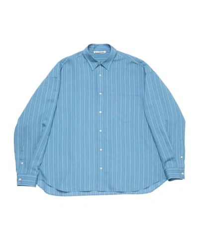 ACNE STUDIOS STRIPED BUTTON-UP SHIRT