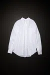Acne Studios Striped Button-up Shirt In White