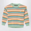 Acne Studios Striped Cotton Jumper In Multi