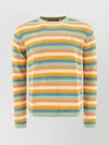Acne Studios Face Patch Striped Sweater