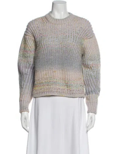 Pre-owned Acne Studios Striped Crew Neck Sweater In Multi