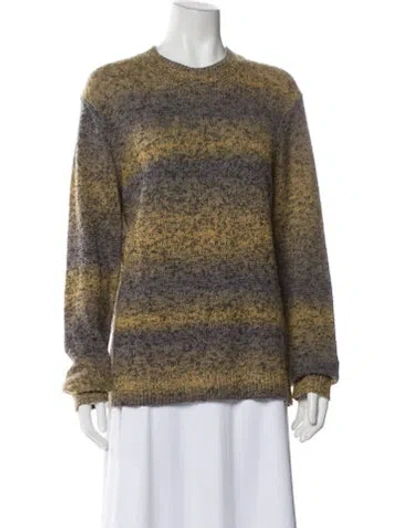 Pre-owned Acne Studios Striped Crew Neck Sweater In Multi