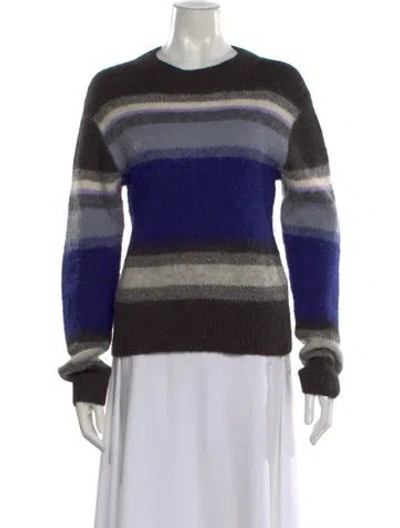 Pre-owned Acne Studios Striped Crew Neck Sweater In Multi