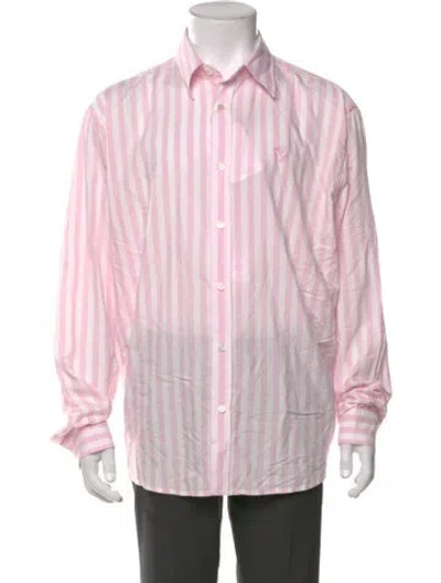 Pre-owned Acne Studios Striped Long Sleeve Shirt In Multi