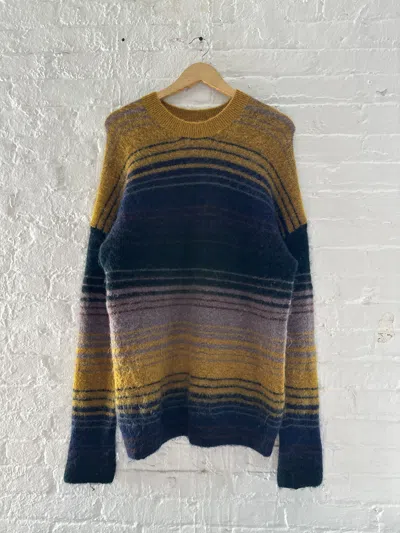 Pre-owned Acne Studios Striped Mohair Sweater In Multi