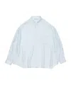 Acne Studios Striped Oversized Shirt In Multi