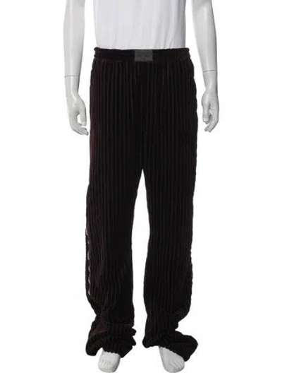 Pre-owned Acne Studios Striped Pants In Black