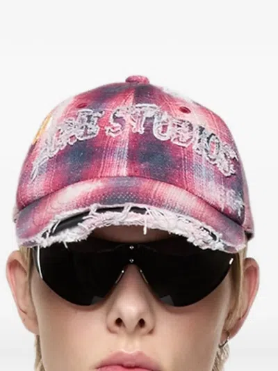 Acne Studios Striped-pattern Pocket Shirt In Pink