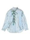 Acne Studios Striped-pattern Shirt In Blue