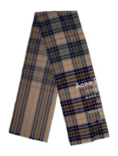 Pre-owned Acne Studios Striped Scarf