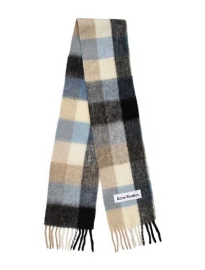 Pre-owned Acne Studios Striped Scarf In Neutral