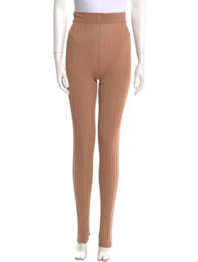 Pre-owned Acne Studios Striped Skinny Leg Pants In Neutral