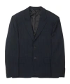 Acne Studios Striped Suit Coat In Black