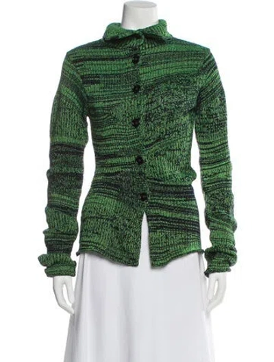 Pre-owned Acne Studios Striped Sweater In Green