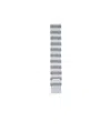 Acne Studios Stripe-pattern Fringed Scarf In Gray