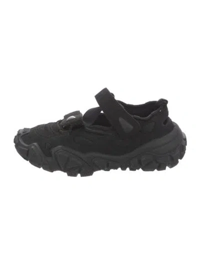 Pre-owned Acne Studios Suede Athletic Sneakers In Black