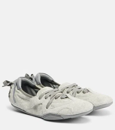 Acne Studios Suede Ballet Flats