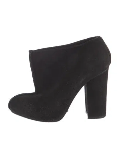 Pre-owned Acne Studios Suede Boots In Black
