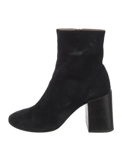 Pre-owned Acne Studios Suede Boots In Black