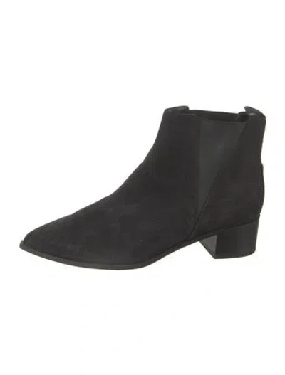 Pre-owned Acne Studios Suede Chelsea Boots In Black