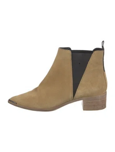 Pre-owned Acne Studios Suede Chelsea Boots In Neutrals