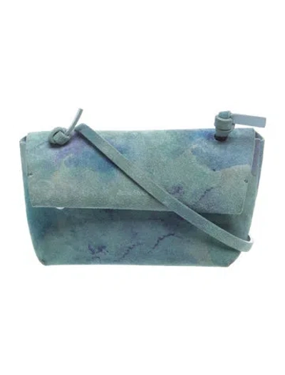 Pre-owned Acne Studios Suede Crossbody Bag In Blue