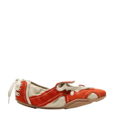 Acne Studios Suede Lace-up Shoes In Multi