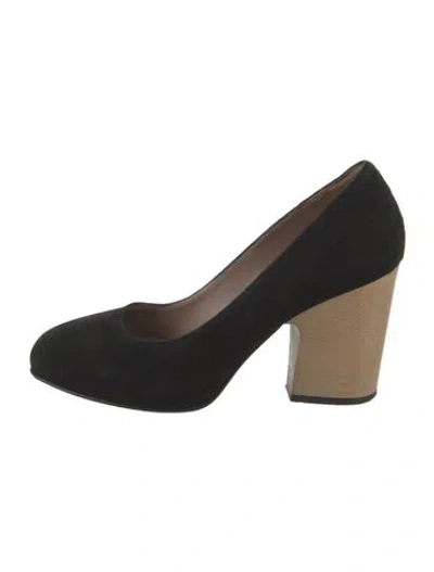 Pre-owned Acne Studios Suede Pumps In Black